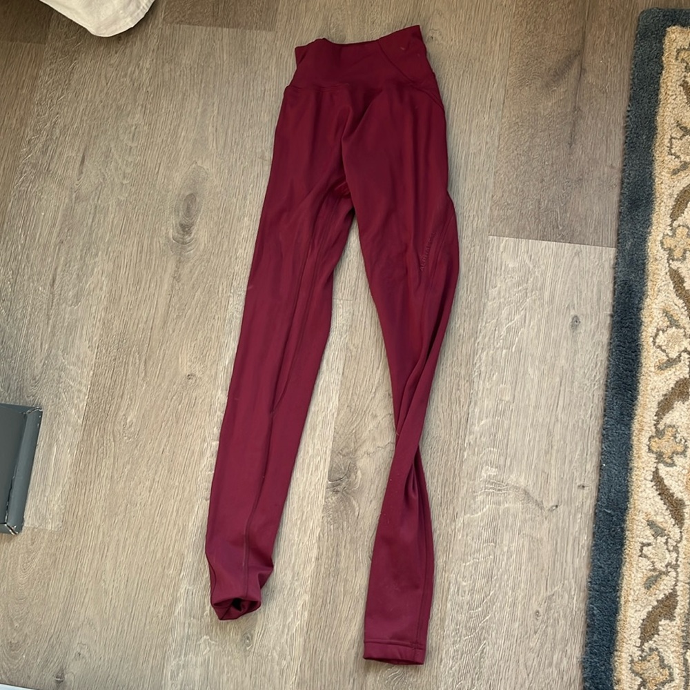 Alphalete red leggings